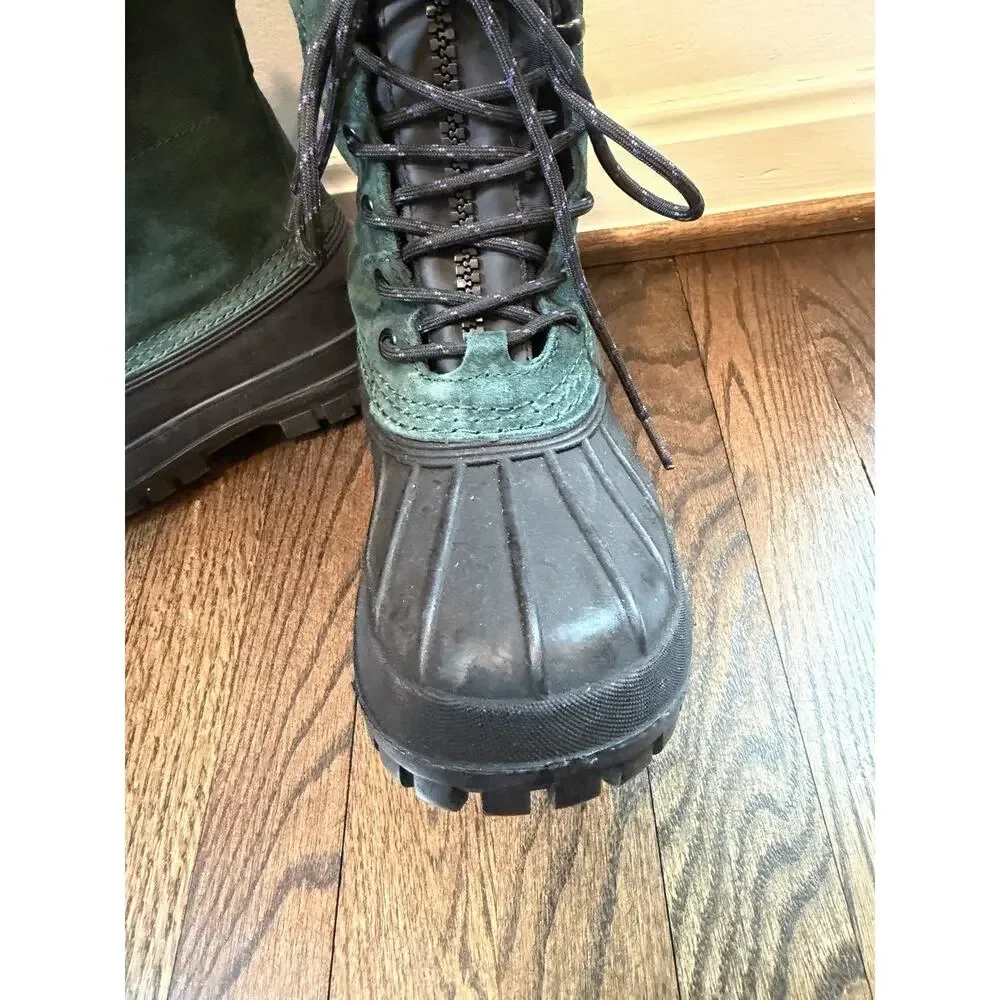 Hunter Skylar Waterproof Boot Green/black Women's Sz 7 $225